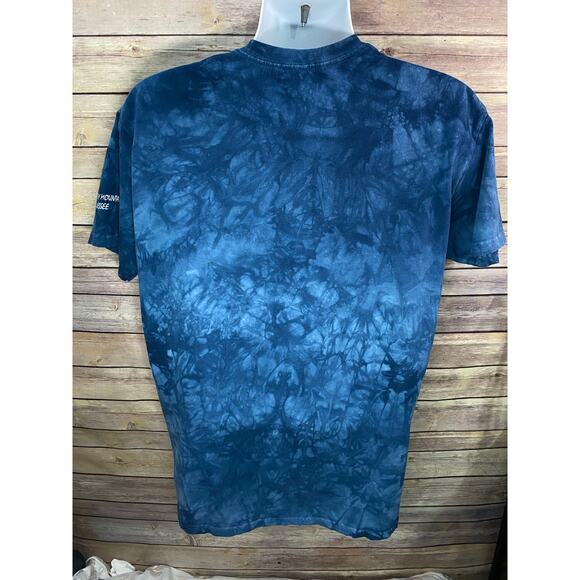 The Mountain Patriotic Eagle Graphic T-Shirt Adult Size Large USA Flag Casual - Picture 2 of 8